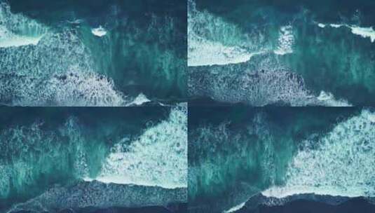 海浪浪潮海水高清在线视频素材下载