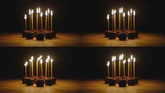 燃烧的蜡烛高清在线视频素材下载