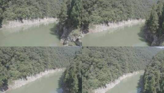 湖北恩施大峡谷河流湖泊自然风光高清在线视频素材下载