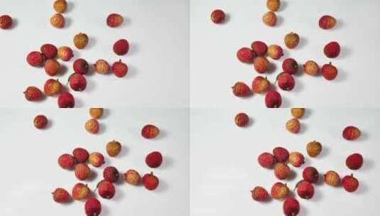 水果美食食材荔枝高清在线视频素材下载