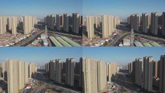 城市化发展钢筋混凝土的世界高清在线视频素材下载