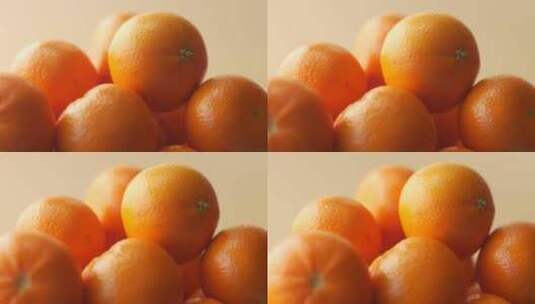 橙子特写高清在线视频素材下载
