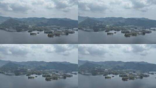 4K航拍浙江千岛湖风景区风光高清在线视频素材下载