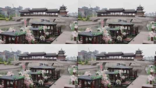 中国浙江省台州市十里长街古建筑高清在线视频素材下载
