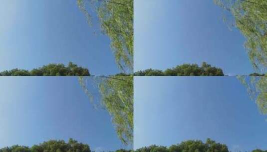 纯净的蓝天空镜高清在线视频素材下载