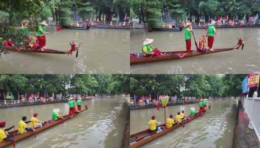 中国广东省广州市天河汇彩路深涌招景高清在线视频素材下载