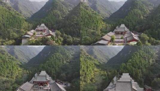 河南灵宝竹林寺高清在线视频素材下载