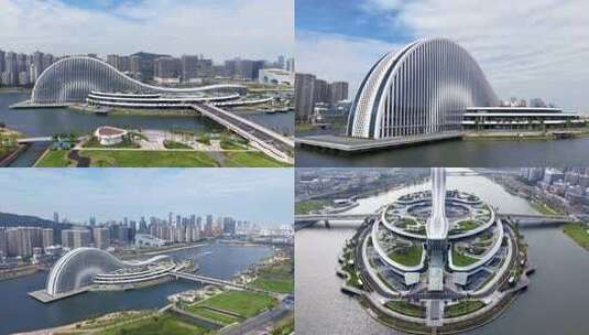 横琴天沐琴台2高清在线视频素材下载