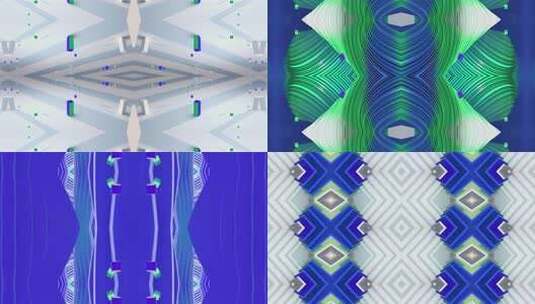 A0131 4K酷炫抽象蓝色调图案背景高清在线视频素材下载