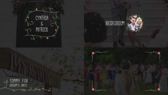 浪漫唯美婚礼记录周年纪念活动视频纪录片AE模板高清AE视频素材下载