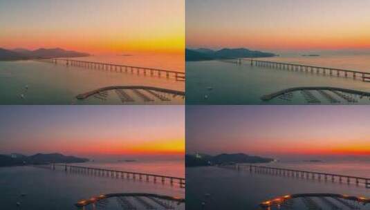惠东海湾大桥1-10秒高清在线视频素材下载