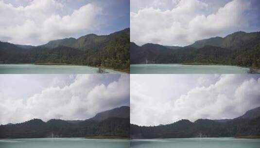 塔拉加博达斯湖，印度尼西亚西Java加鲁特的自然旅游点，美丽的自然风光，高清在线视频素材下载