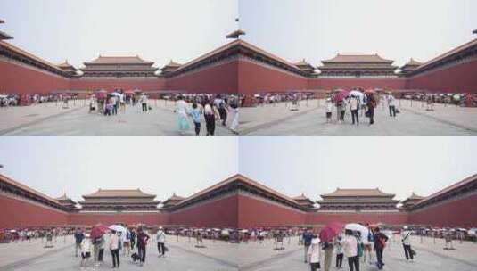 北京故宫午门高清在线视频素材下载