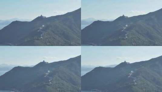 七娘山 中国4A级旅游景区 海拔869米高清在线视频素材下载