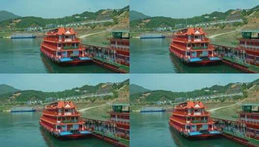 湖北宜昌三峡大坝景点4K视频高清在线视频素材下载