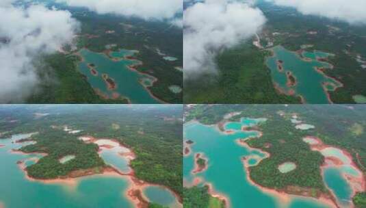 石林长湖风景区高清在线视频素材下载