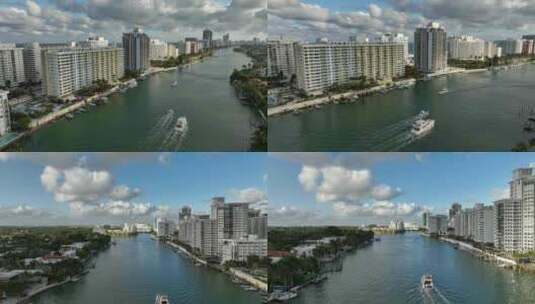 迈阿密海滩航空高清在线视频素材下载