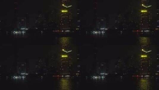 东方明珠 城市CBD 黄浦江 夜上海高清在线视频素材下载