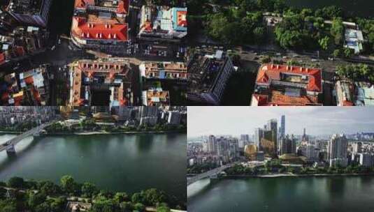 柳州城市航拍视频高清在线视频素材下载