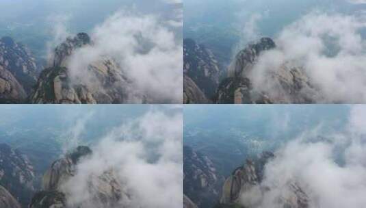 清晨云海日出云层山顶山林山峰云雾缭绕风景高清在线视频素材下载