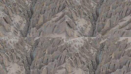 航拍西藏日喀则奇林峡景观高清在线视频素材下载