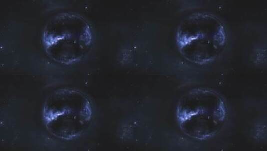 蓝色星体移动的背景视频高清在线视频素材下载
