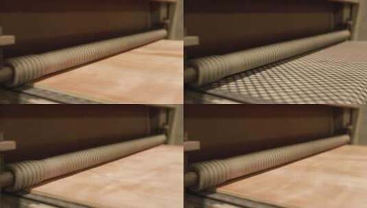 工厂木质板材加工高清在线视频素材下载