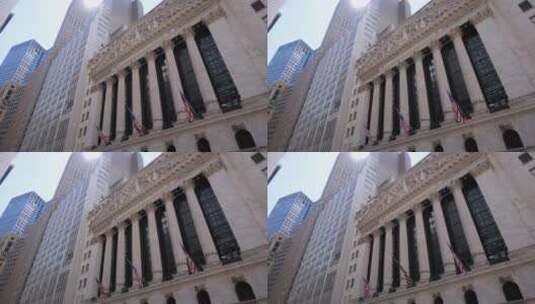 纽约证券交易所特写镜头高清在线视频素材下载
