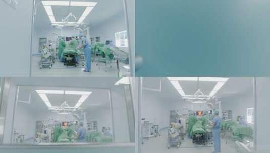 高端医院麻醉手术麻醉医生大型手术治疗实拍高清在线视频素材下载