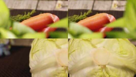 【镜头合集】圆白菜包菜蔬菜高清在线视频素材下载