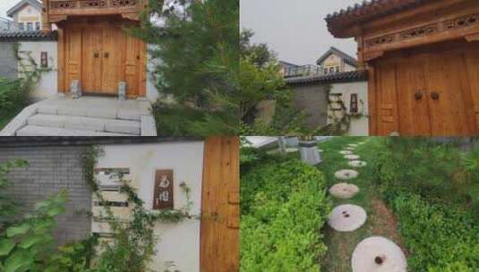 中式别墅外景高清在线视频素材下载
