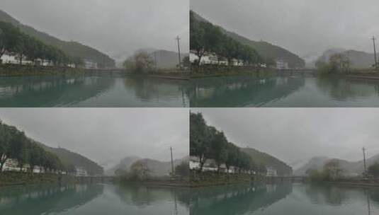 浙江湖州安吉大山里的自然风光高清在线视频素材下载