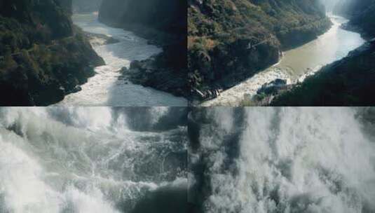 峡谷河流高清在线视频素材下载