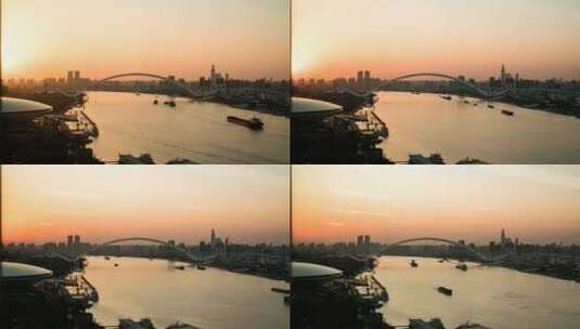 上海卢浦大桥延时高清在线视频素材下载