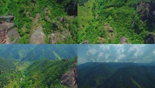 云南丽江航拍山川景色高清在线视频素材下载