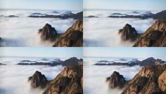 黄山云海景观高清在线视频素材下载