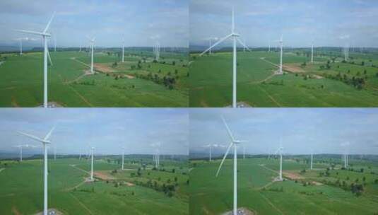 风车 风力发电 风能 风电 新能源高清在线视频素材下载