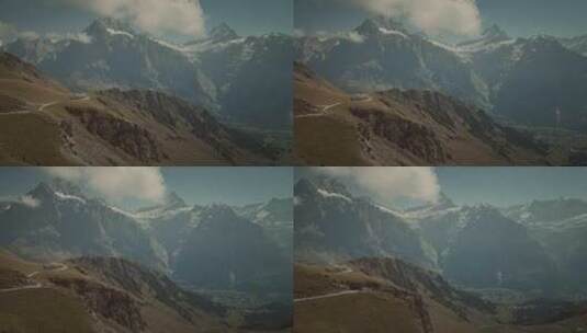 Furka Pass， Grindelw高清在线视频素材下载