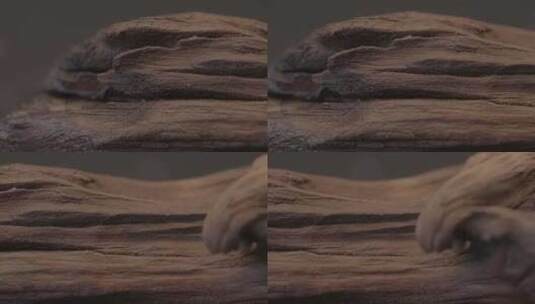 木头细纹纹路高清在线视频素材下载