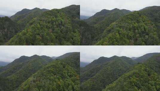 陕西太白县附近秦岭山脉初秋高清在线视频素材下载