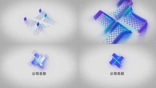 光线logo动画炫彩演绎AE模板高清AE视频素材下载
