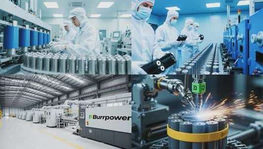 现代工业流水线生产过程高清在线视频素材下载