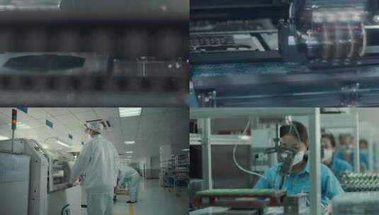 科技制造生产流水线高清在线视频素材下载