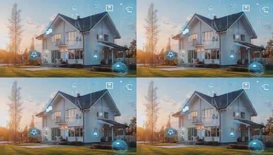 智能家居  智能家电 智慧生活高清在线视频素材下载
