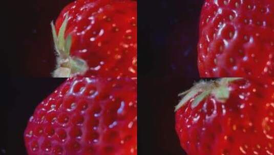 食品 食材 美食 草莓 农产品高清在线视频素材下载