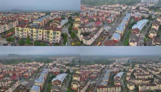 4k中国成都城乡高速发展航拍青白江铁路交高清在线视频素材下载