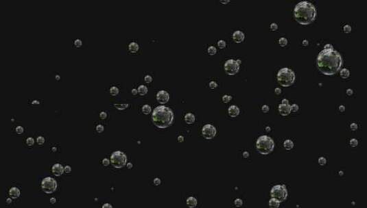 水果桑葚气泡粒子视频素材带通道高清在线视频素材下载