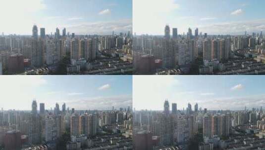 上海徐汇区4K全景航拍上海体育馆周边全景高清在线视频素材下载