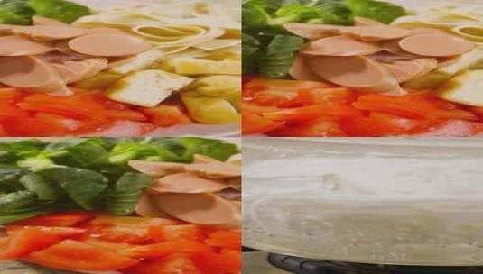 土豆砂锅粉制作高清在线视频素材下载