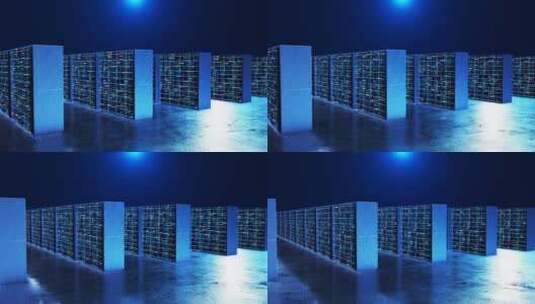 云服务器大数据机房高清在线视频素材下载